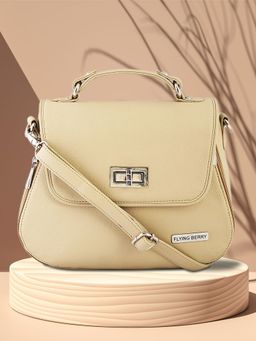 FLYING BERRY - Womens Beige Hand Bag